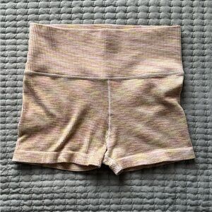 Aerie Multicolor Ribbed Athletic Shorts